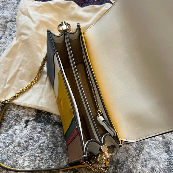 Tory Burch Robinson Balloon Stripe Convertible Shoulder bag / crossbody bag - Picture 3 of 3